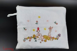 Wet laundry bag with girl embroidery